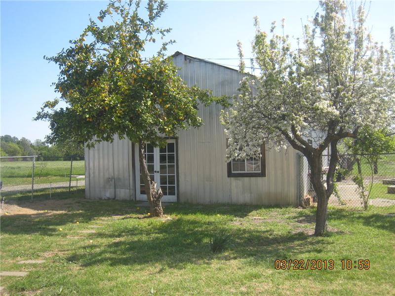 front of shop