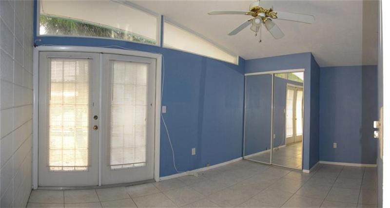 Bedroom opens to front Patio