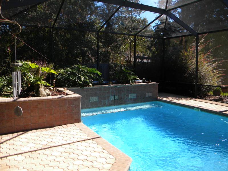 Elevated Brick Planter Wall