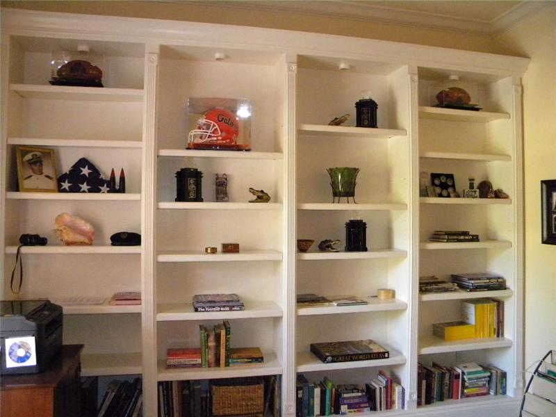 Beautiful Built In Wall in Study
