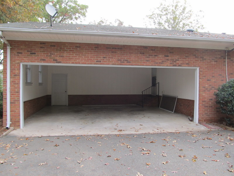 Finished two-car carport