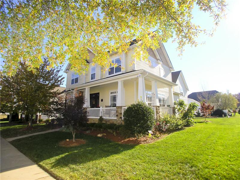 Wrap-around porch