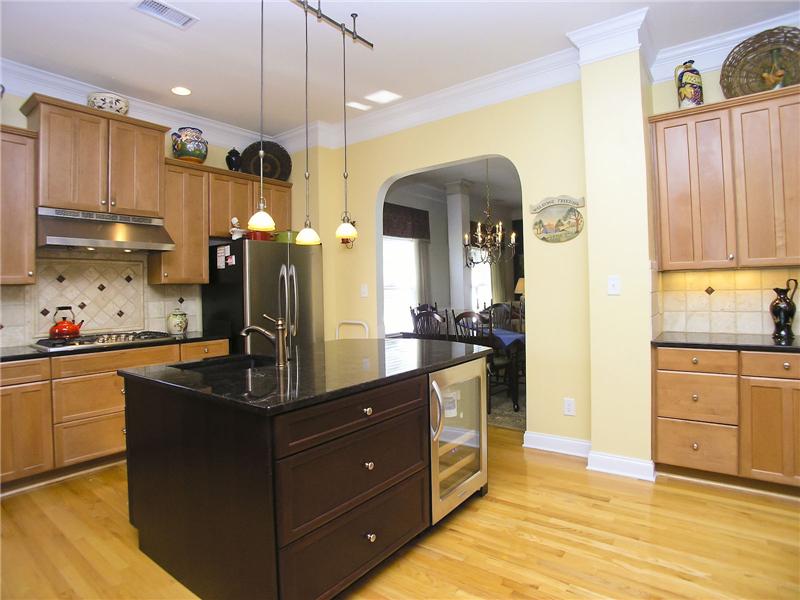 Island with beverage center