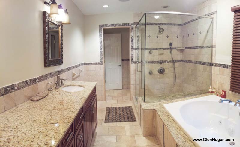Master Bath with Multi Jets