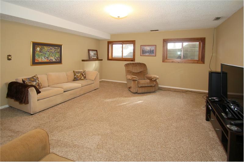 New carpet throughout the lower level