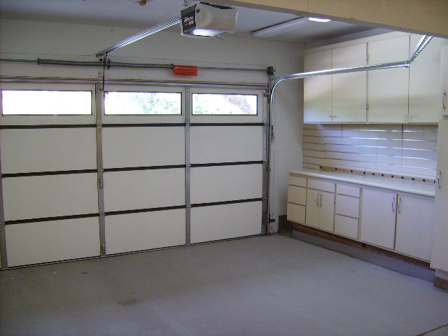 Double Garage with Built Ins