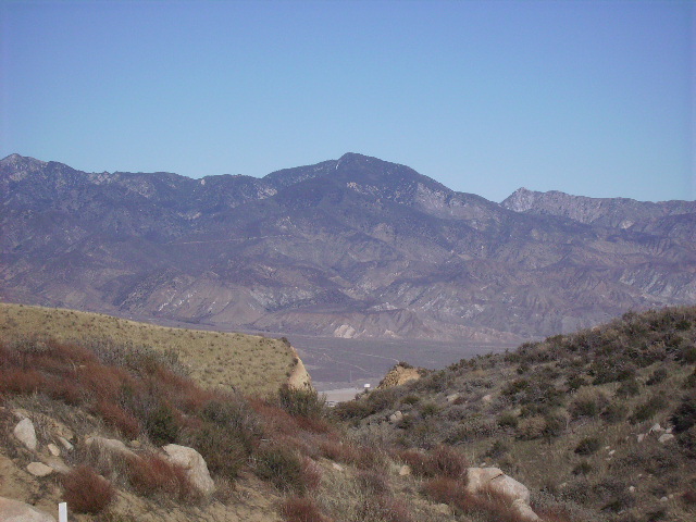 View on the way to the lot to the East From 243