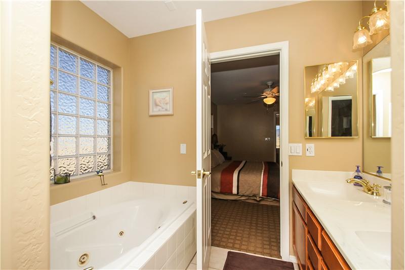 Master Bath with Jetted Tub and Separate Shower