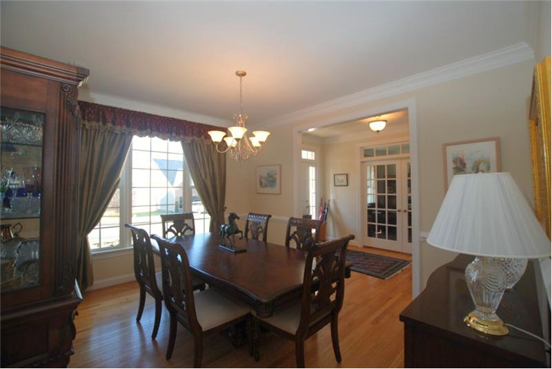 Room for a large table and all your furniture