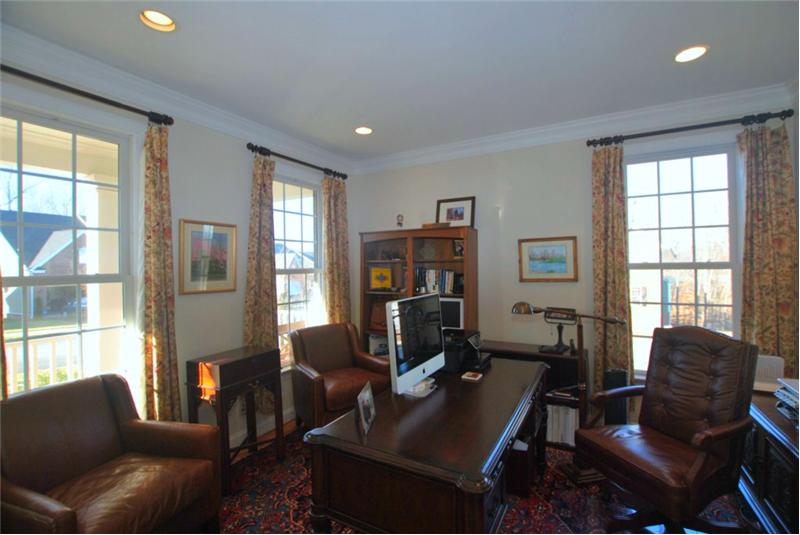 Parlor currently used as an office