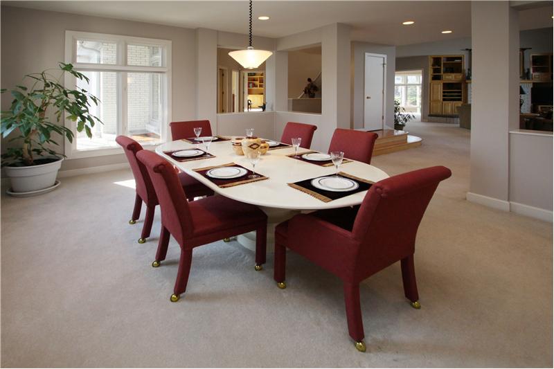 Formal dining room with plenty of space for entertaining.
