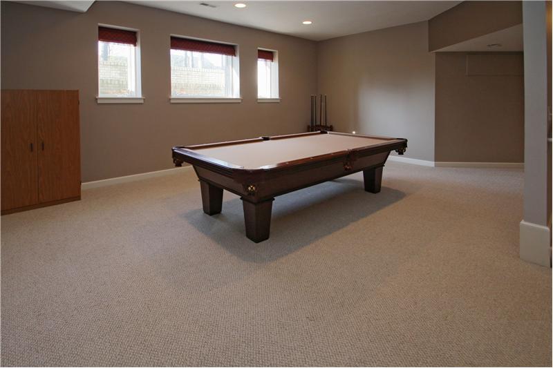 Daylight finished basement.