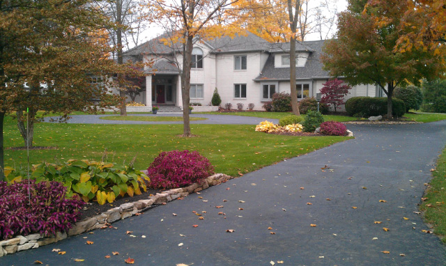 Beautiful view of the home.
