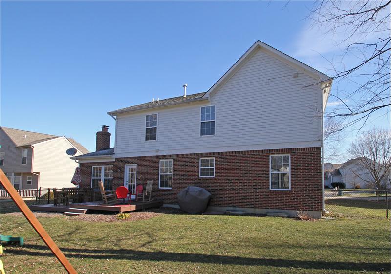 Rear of house.