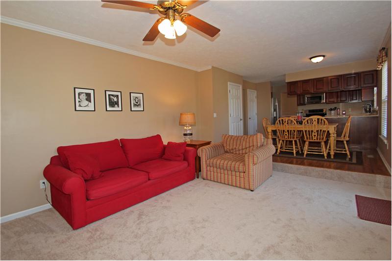 Sunny family room.