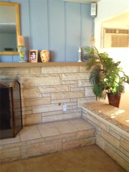 Stone Fireplace right side