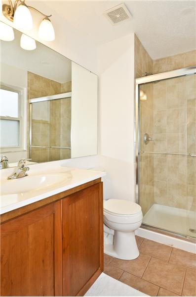 Master Bath updated with a  big shower