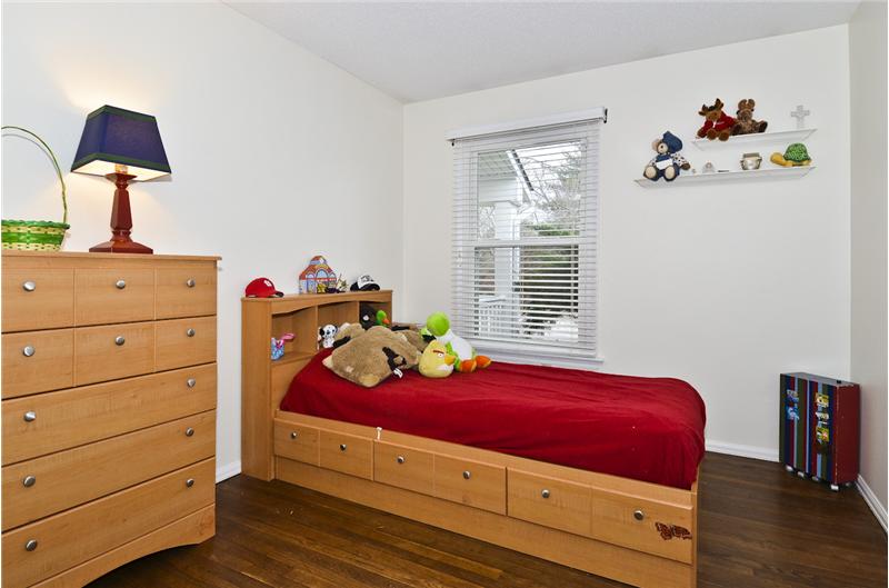 Bedroom #3 with wood floor