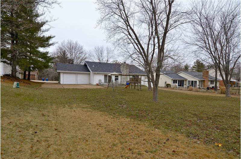 Big Flat Back yard 1/3 acre