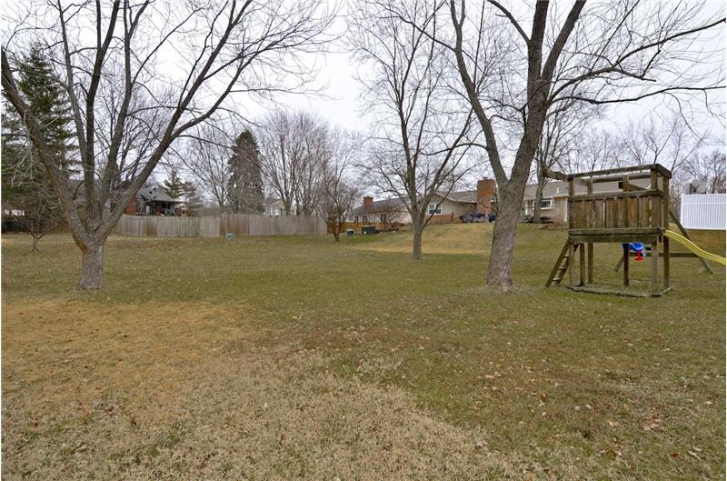 Back yard swing set stays!