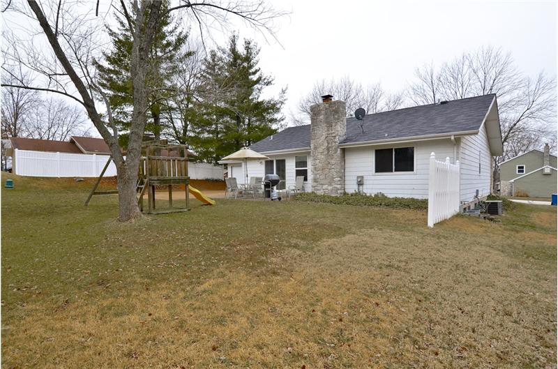 Partial Privacy fence on the North side