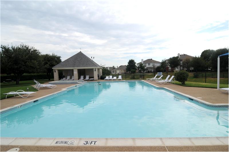 Relax in the community swimming pool in Wind River Estates!