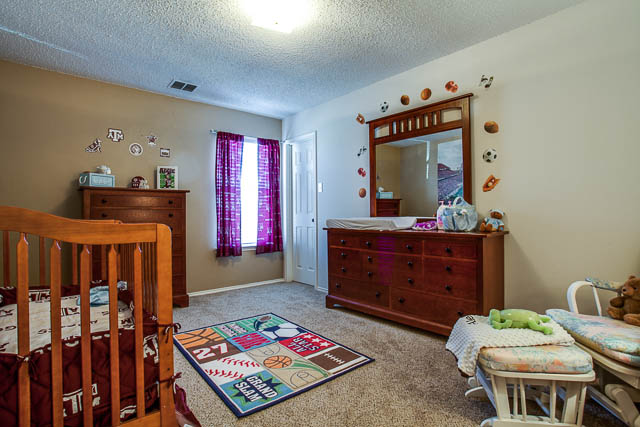 Bedrooms are equipped with ceiling fans and nice natural light!