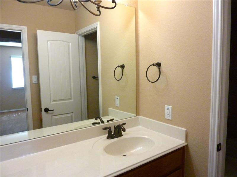 The home features two full bathrooms.