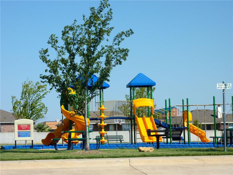 Kids can enjoy playing on the Eaglechase community playground.