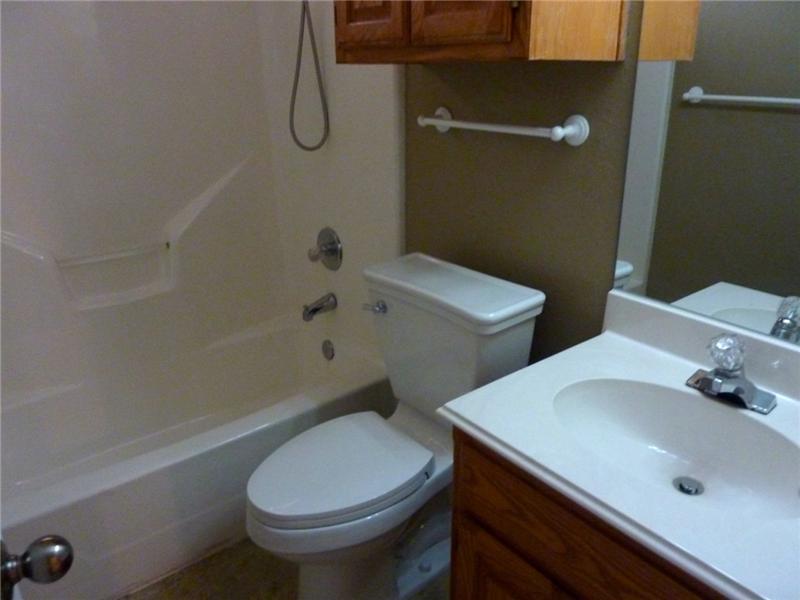 The home features two full bathrooms.