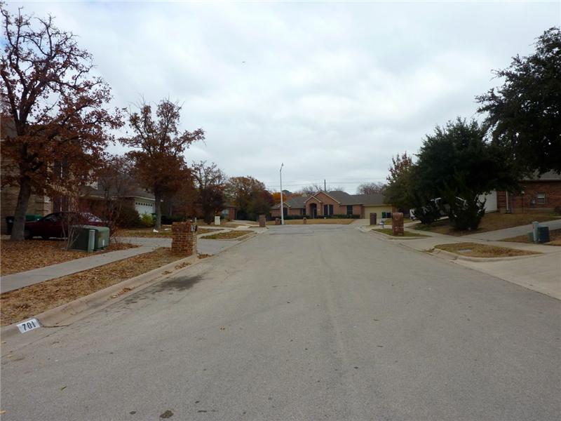 This home is located on a quiet street in north Denton.