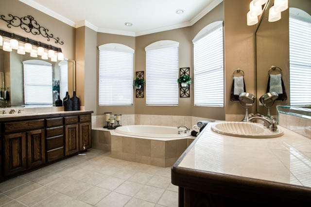 Luxury at its best! Relax in the jetted tub after a long day.