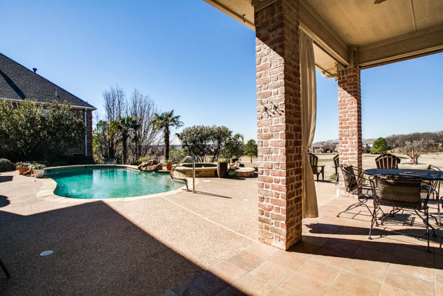 Outdoors, relax in the pool or spa. Under the huge porch host a BBQ!