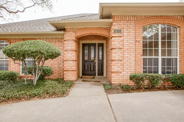 The home has beautiful curb appeal and landscaping!
