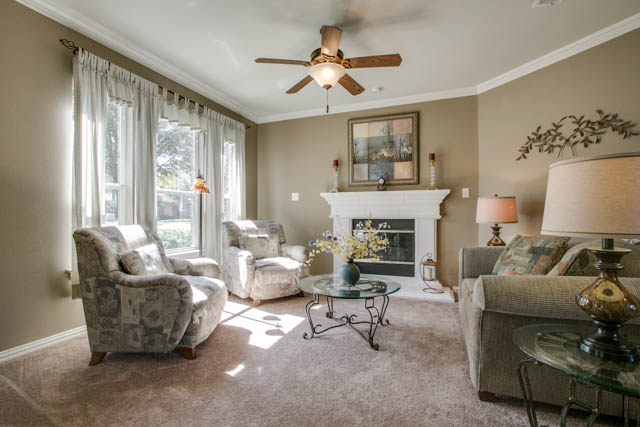 Spend time in the formal living room entertaining guests!
