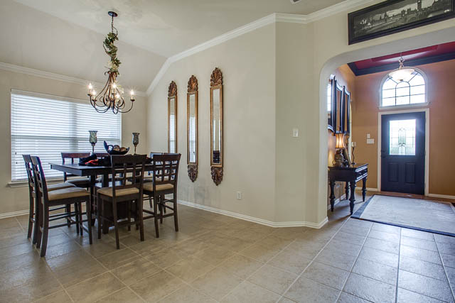Entertain in the formal dining room.