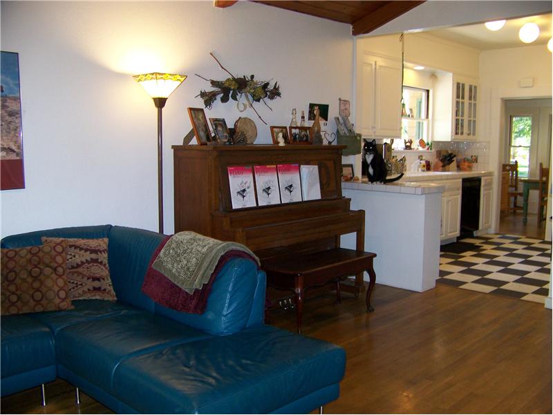 Family Room into Kitchen