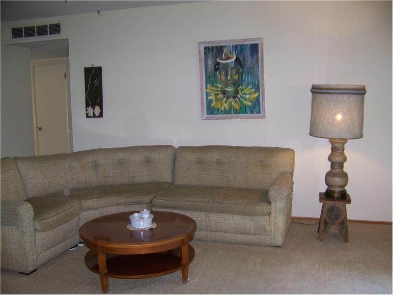 Spacious living room