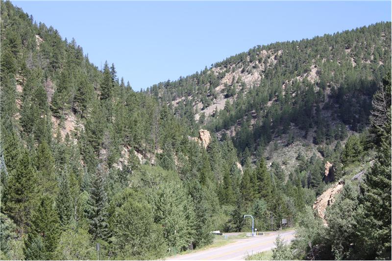 View of Government Lots from SH 119 in Black Hawk