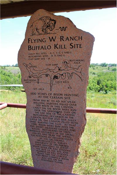 Buffalo Kill Site monument