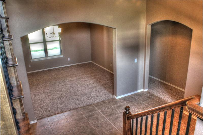 VIEW FROM STAIRS