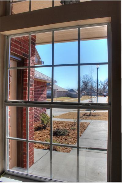 View from hallway toward front patio