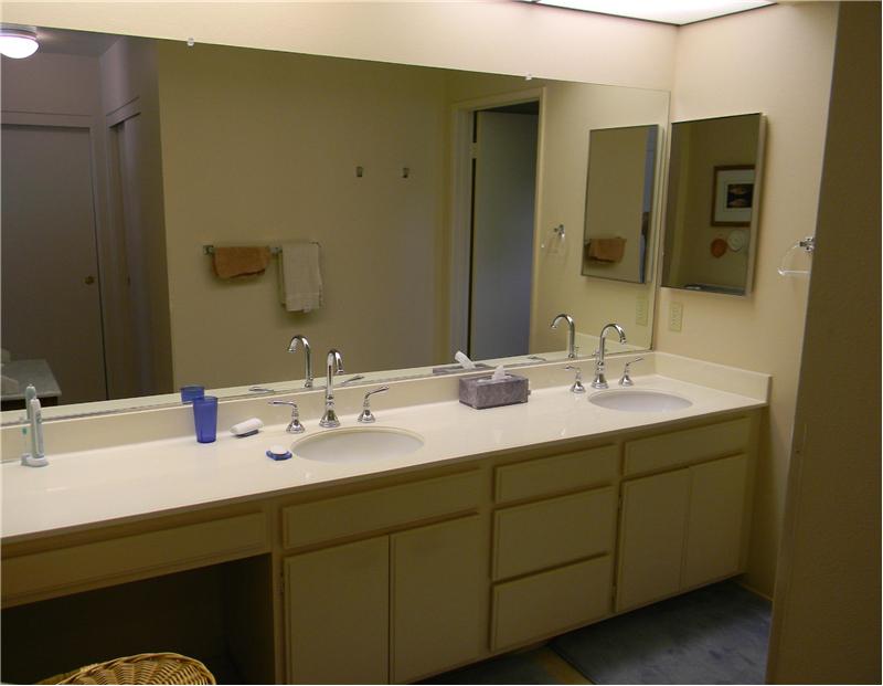 Dual Vanities in Master Bedroom