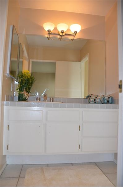 spacious bath