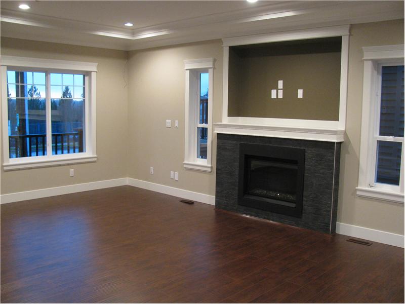 Great room with gas fireplace