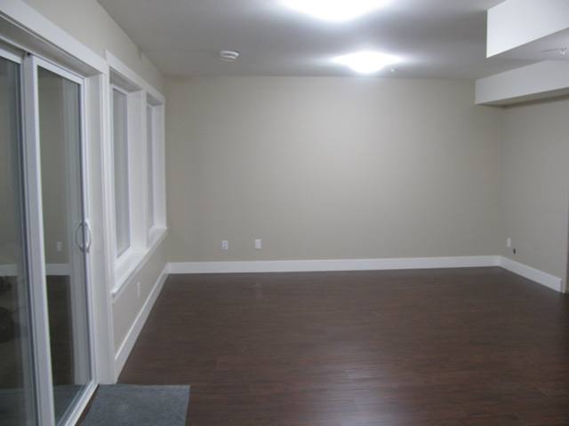 Rec room in the basement