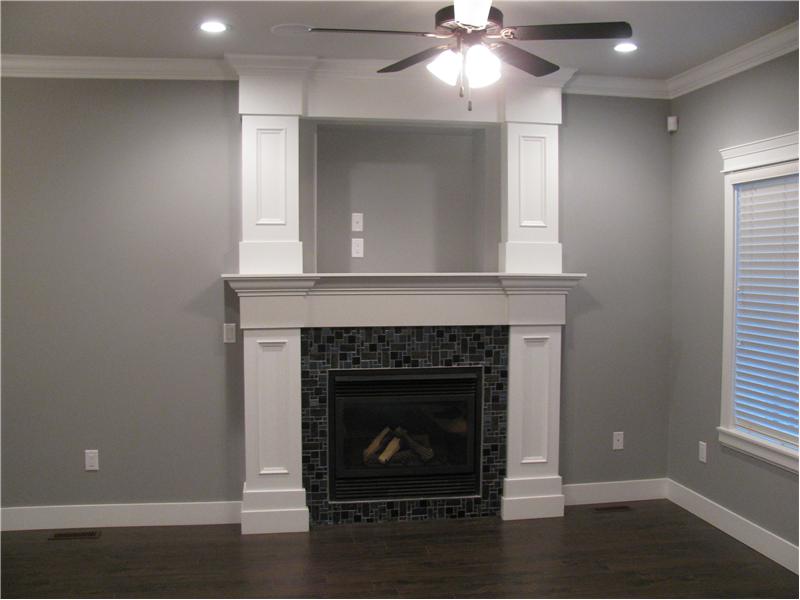 Living Room has a ceiling fan and wired for surround sound