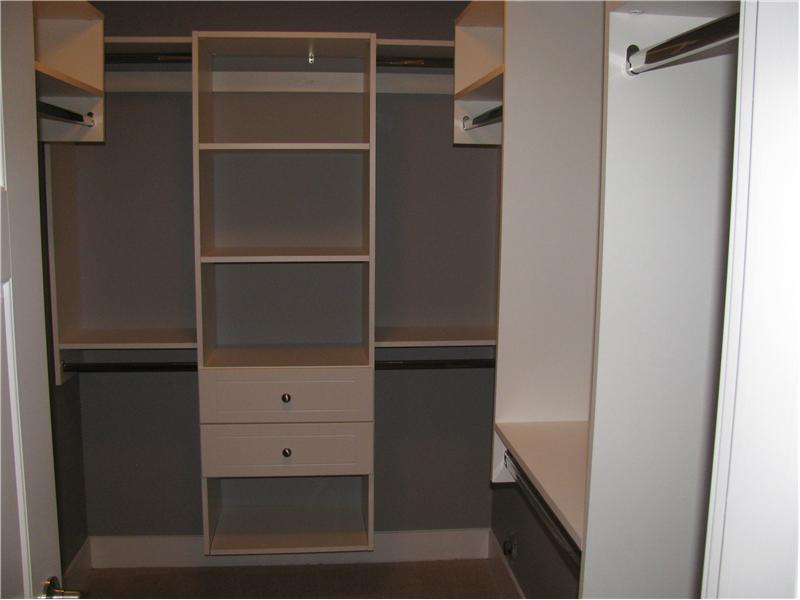 Walk-in Closet with organizer in Mater Bedroom
