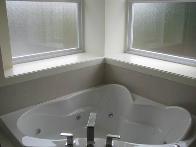 Master bedroom bathroom with jetted tub