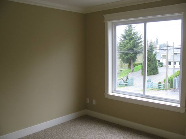 3rd bedroom with crown and baseboards